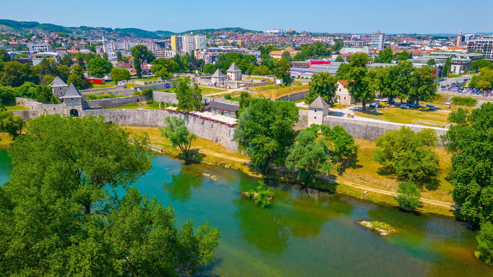 Kastel u Banjaluci, pogled na Vrbas
